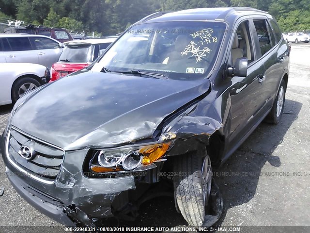 5XYZKDAG1BG050469 - 2011 HYUNDAI SANTA FE LIMITED GRAY photo 6