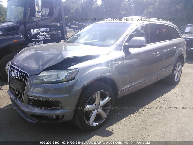 WA1DGAFE6BD005442 - 2011 AUDI Q7 PRESTIGE GRAY photo 2