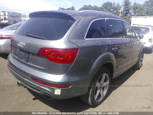 WA1DGAFE6BD005442 - 2011 AUDI Q7 PRESTIGE GRAY photo 4