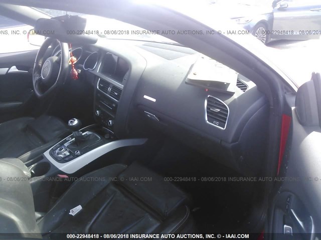 WAUCGAFR5DA043122 - 2013 AUDI S5 PREMIUM PLUS 红色 照片 5