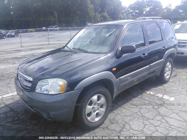 4F2YU08112KM22693 - 2002 MAZDA TRIBUTE LX/ES 黑色 照片 2