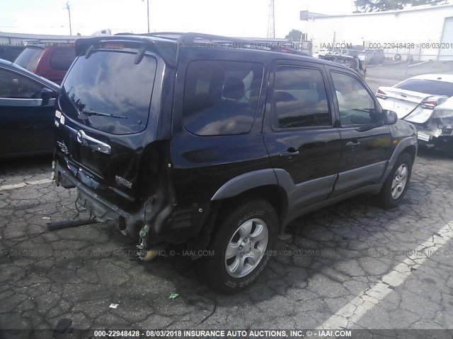 4F2YU08112KM22693 - 2002 MAZDA TRIBUTE LX/ES 黑色 照片 4