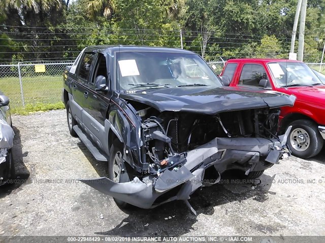 3GNEC13T53G292132 - 2003 CHEVROLET AVALANCHE C1500 BLACK photo 1