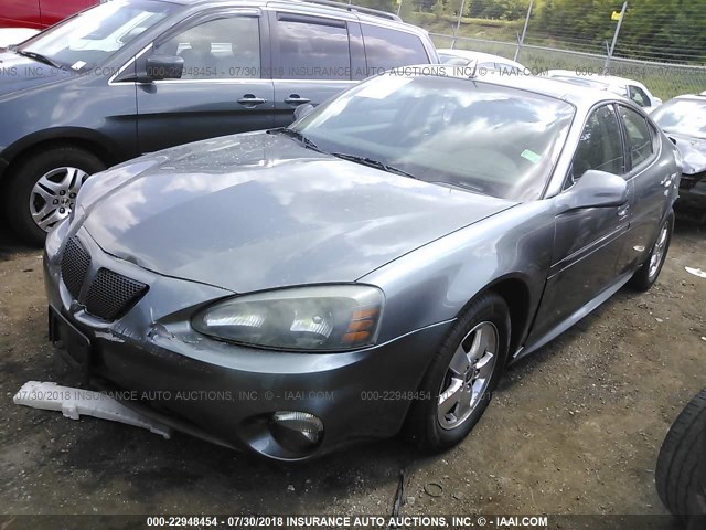 2G2WP522851280526 - 2005 PONTIAC GRAND PRIX GRAY photo 2