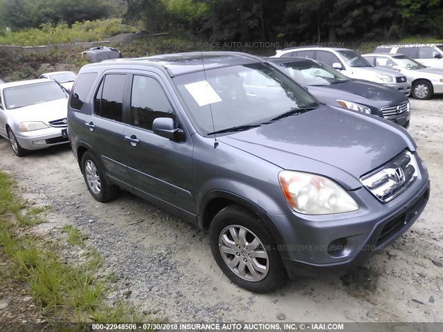 SHSRD78925U303600 - 2005 HONDA CR-V SE/EX GRAY photo 1