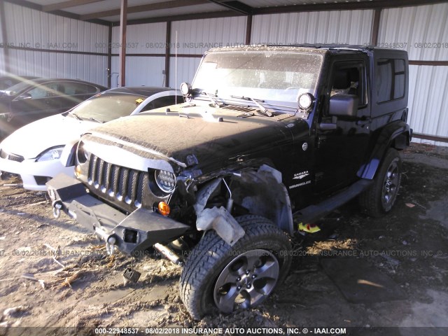 1J4FA54147L160098 - 2007 JEEP WRANGLER SAHARA BLACK photo 6