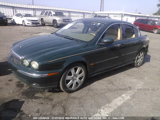 SAJEA51C74WD73682 - 2004 JAGUAR X-TYPE 3.0 GREEN photo 2