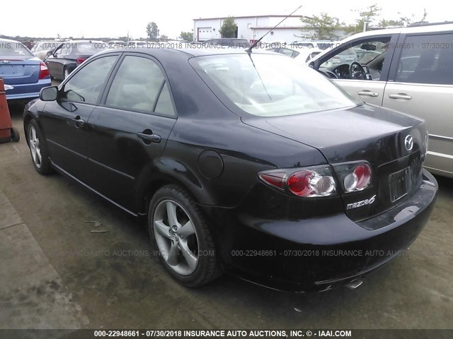 1YVHP80C175M54630 - 2007 MAZDA 6 I BLACK photo 3