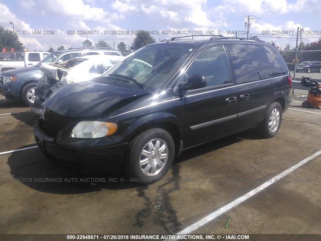 1A4GP45RX6B690467 - 2006 CHRYSLER TOWN & COUNTRY  BLACK photo 2