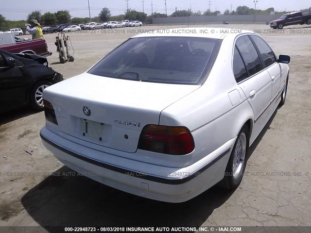 WBADE6324WBW62919 - 1998 BMW 540 I AUTOMATIC WHITE photo 4