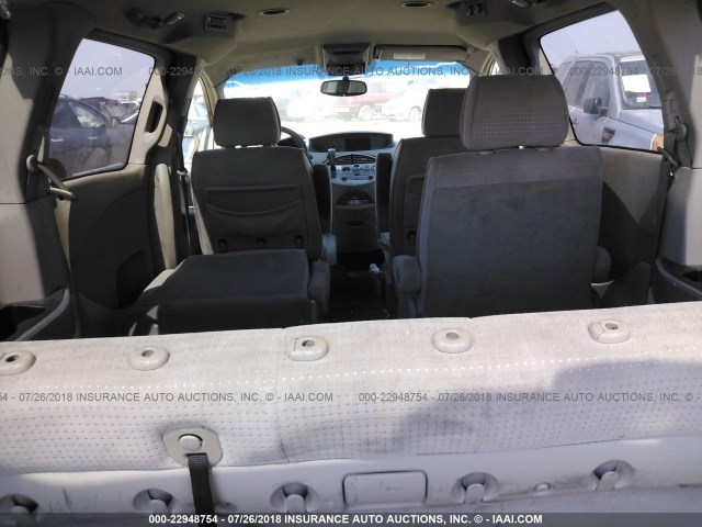 5N1BV28U44N337689 - 2004 NISSAN QUEST S/SE/SL ORANGE photo 8