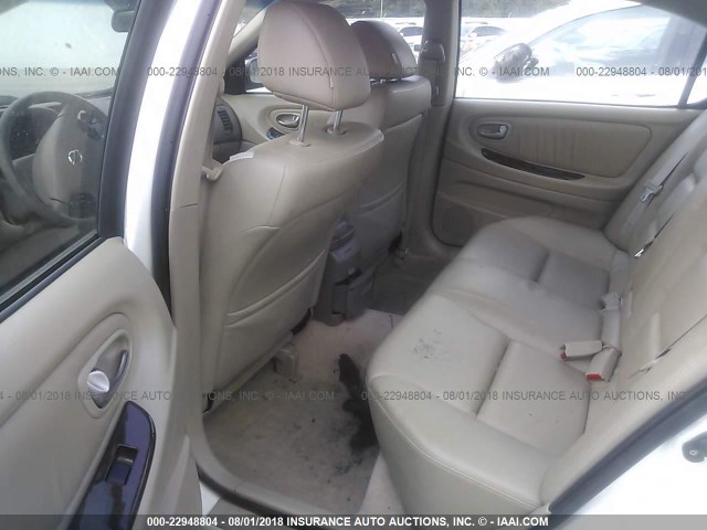 JN1DA31A73T412431 - 2003 NISSAN MAXIMA GLE/SE WHITE photo 8