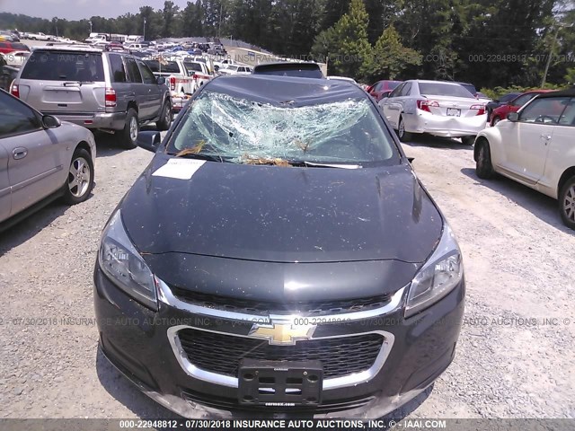 1G11B5SL0FF105350 - 2015 CHEVROLET MALIBU LS 灰色 照片 6