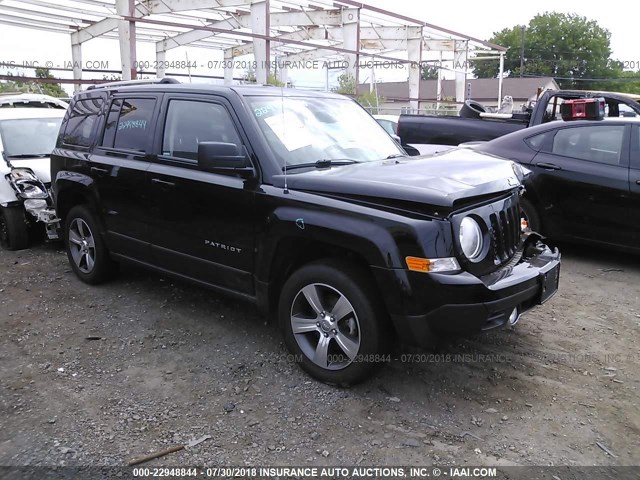 1C4NJRFB7GD501177 - 2016 JEEP PATRIOT LATITUDE BLACK photo 1