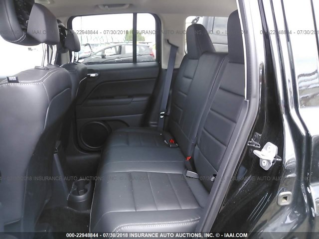 1C4NJRFB7GD501177 - 2016 JEEP PATRIOT LATITUDE BLACK photo 8