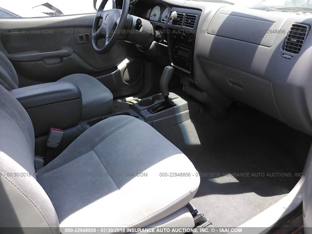 5TESM92N01Z874893 - 2001 TOYOTA TACOMA XTRACAB PRERUNNER წითელი ფოტო 5