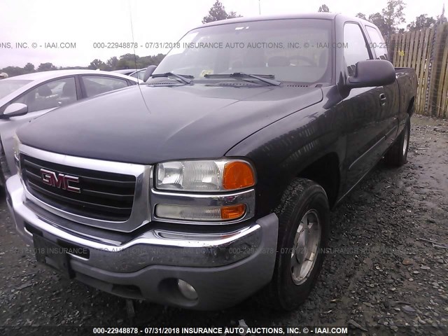 1GTEK19V43Z354446 - 2003 GMC NEW SIERRA K1500 GRAY photo 2