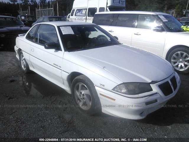 1G2NW15M0SC764393 - 1995 PONTIAC GRAND AM GT WHITE photo 1