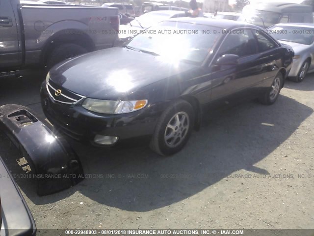2T1CF22P0XC183966 - 1999 TOYOTA CAMRY SOLARA SE/SLE შავი ფოტო 2