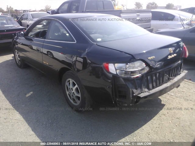2T1CF22P0XC183966 - 1999 TOYOTA CAMRY SOLARA SE/SLE შავი ფოტო 3