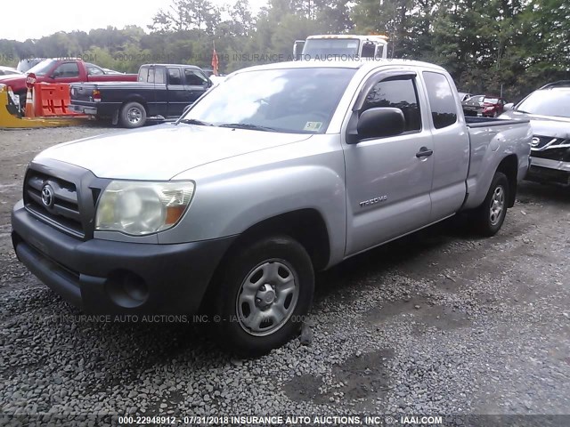 5TETX22N09Z665782 - 2009 TOYOTA TACOMA ACCESS CAB Күміс фото 2