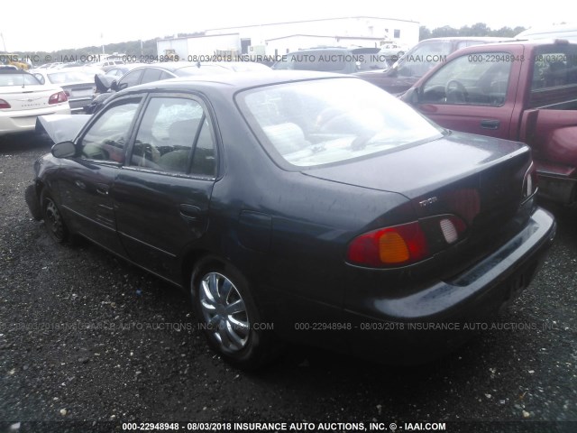 2T1BR12E1XC139356 - 1999 TOYOTA COROLLA VE/CE/LE 绿色 照片 3