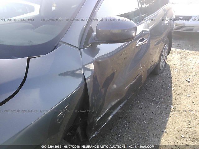 5N1AR2MM6DC617714 - 2013 NISSAN PATHFINDER S/SV/SL/PLATINUM GRAY photo 6