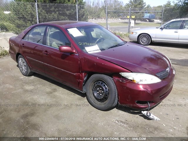 4T1BE32K53U231463 - 2003 TOYOTA CAMRY LE/XLE/SE RED photo 1