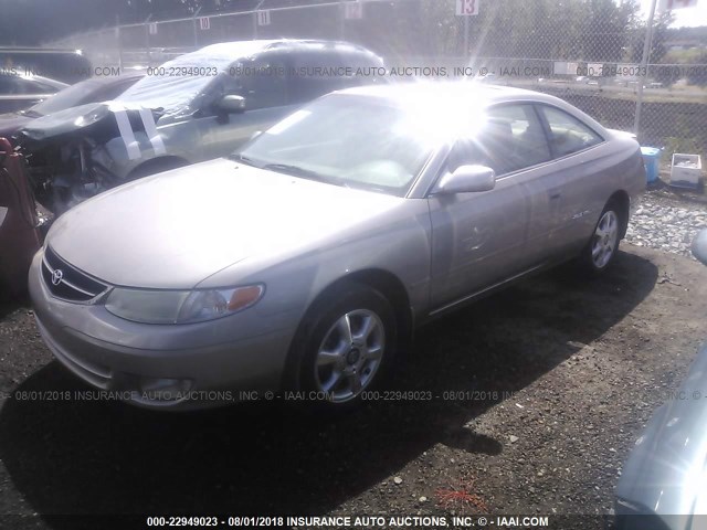 2T1CF22P2XC141136 - 1999 TOYOTA CAMRY SOLARA SE/SLE Qızıl foto 2