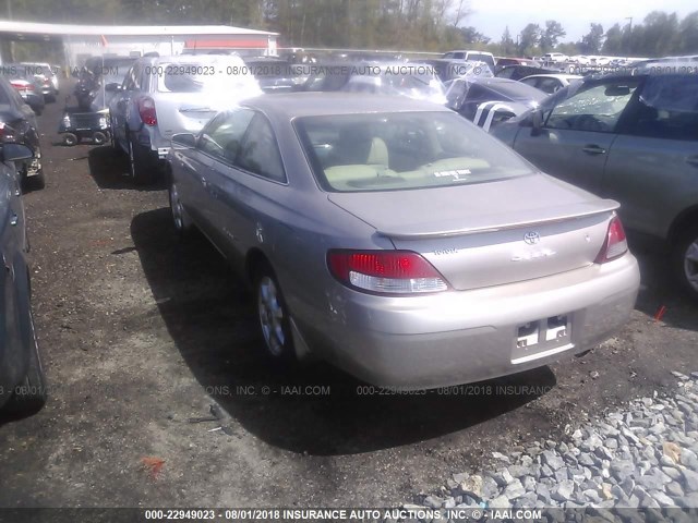 2T1CF22P2XC141136 - 1999 TOYOTA CAMRY SOLARA SE/SLE Qızıl foto 3