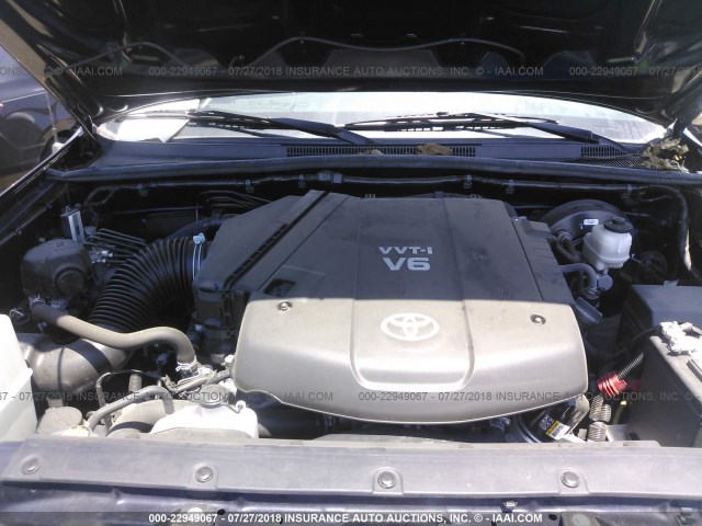 3TMJU4GN9DM151634 - 2013 TOYOTA TACOMA DOUBLE CAB PRERUNNER BLUE photo 10