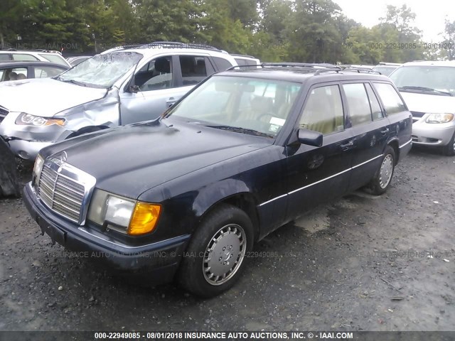 WDBED90E9MF178324 - 1991 MERCEDES-BENZ 300 TE 4MATIC Dark Blue photo 2