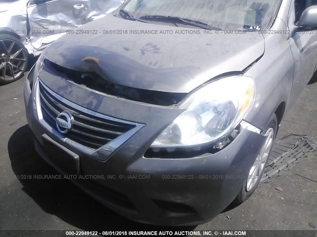 3N1CN7AP6EK465212 - 2014 NISSAN VERSA S/S PLUS/SV/SL BROWN photo 6