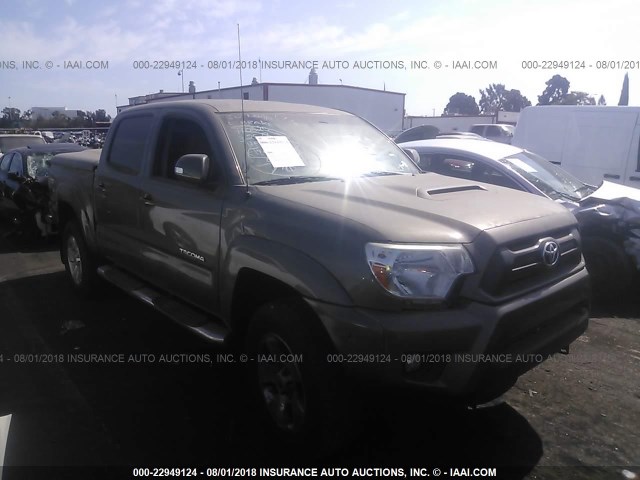 3TMJU4GN5DM147547 - 2013 TOYOTA TACOMA DOUBLE CAB PRERUNNER GRAY photo 1