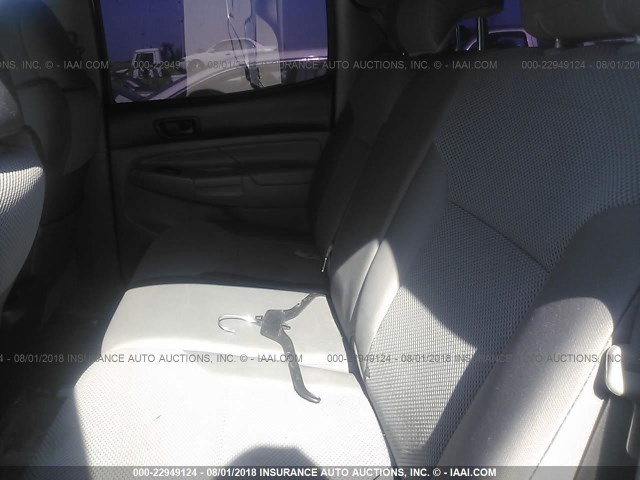 3TMJU4GN5DM147547 - 2013 TOYOTA TACOMA DOUBLE CAB PRERUNNER GRAY photo 8