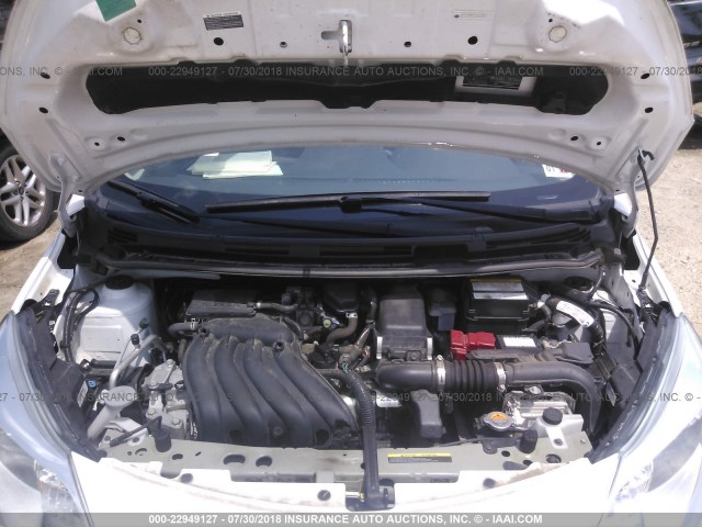 3N1CE2CPXGL381505 - 2016 NISSAN VERSA NOTE S/S PLUS/SV/SL/SR WHITE photo 10