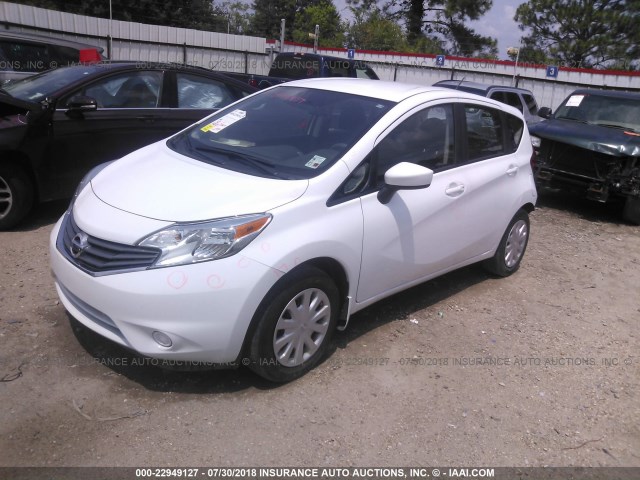 3N1CE2CPXGL381505 - 2016 NISSAN VERSA NOTE S/S PLUS/SV/SL/SR WHITE photo 2