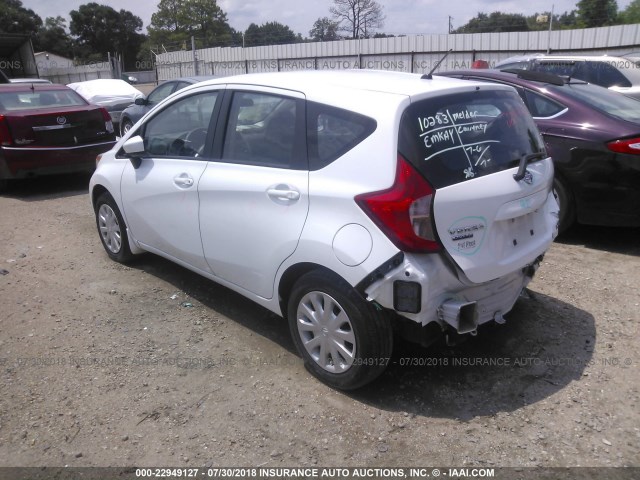 3N1CE2CPXGL381505 - 2016 NISSAN VERSA NOTE S/S PLUS/SV/SL/SR WHITE photo 3