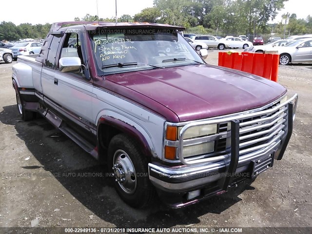 1GCHC39NXPE238994 - 1993 CHEVROLET GMT-400 C3500 RED photo 1