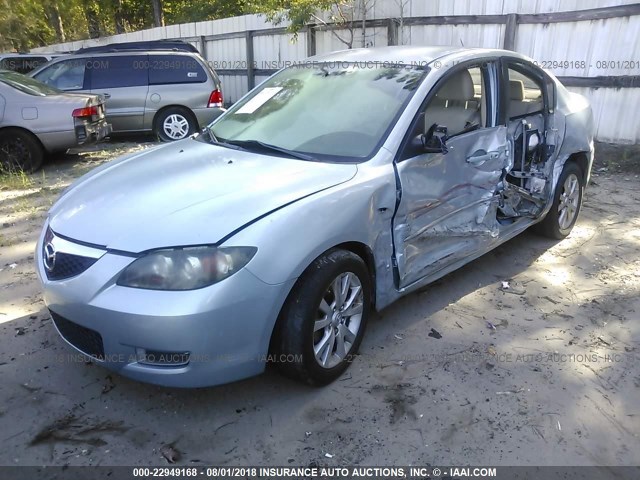 JM1BK32F781829014 - 2008 MAZDA 3 I Light Blue photo 2