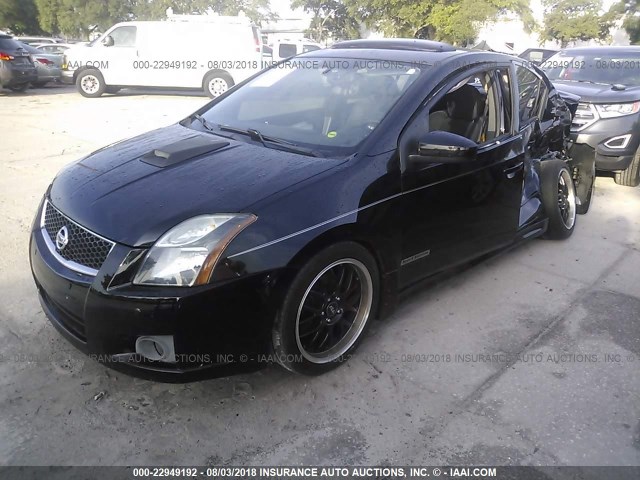 3N1BB6AP0BL652742 - 2011 NISSAN SENTRA SE-R BLACK photo 2