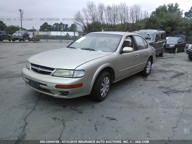 JN1CA21D0XM418474 - 1999 NISSAN MAXIMA GLE/GXE/SE GOLD photo 2