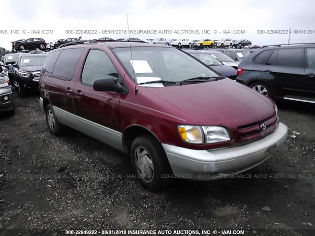 4T3ZF13C3WU005439 - 1998 TOYOTA SIENNA LE/XLE RED photo 1