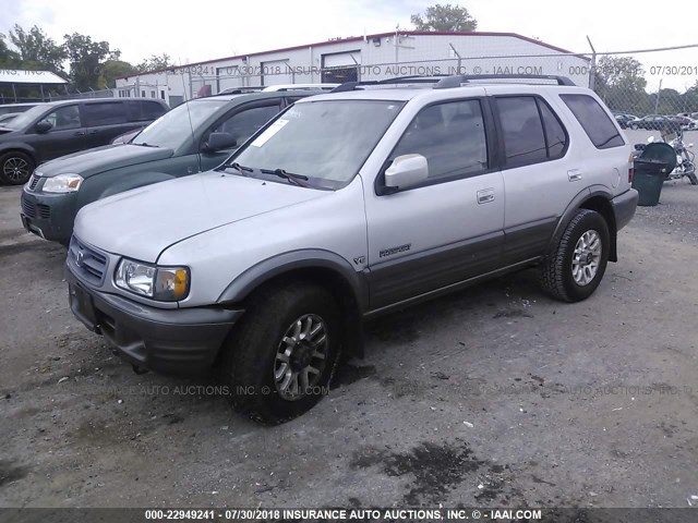 4S6DM58W8Y4410726 - 2000 HONDA PASSPORT EX/LX 银色 照片 2