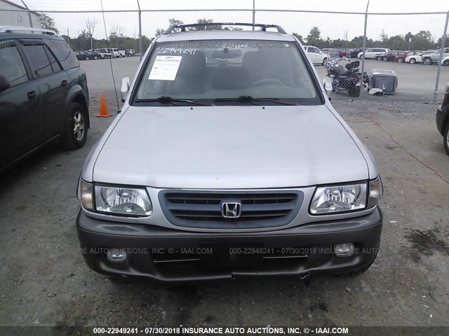 4S6DM58W8Y4410726 - 2000 HONDA PASSPORT EX/LX 银色 照片 6