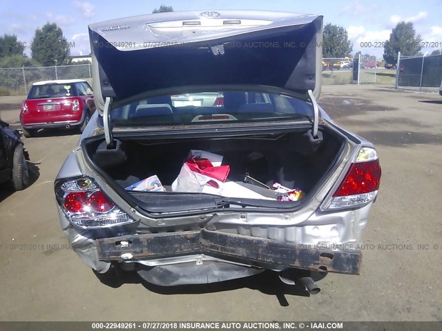 4T1BE32K06U112918 - 2006 TOYOTA CAMRY LE/XLE/SE SILVER photo 6