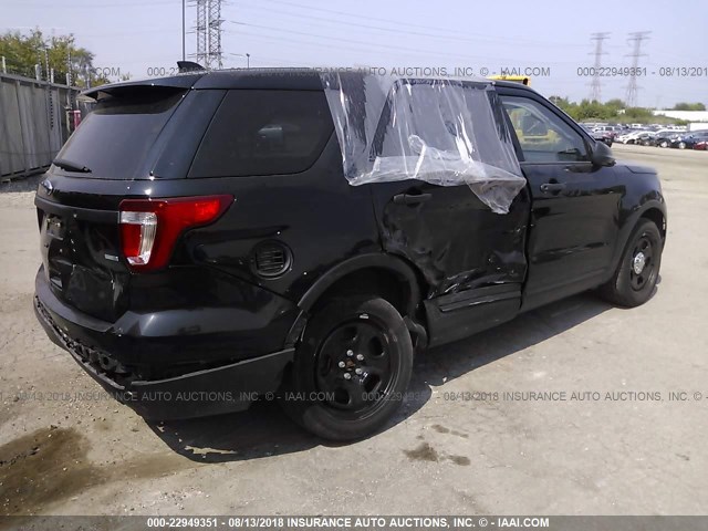 1FM5K8AR8HGB65398 - 2017 FORD EXPLORER POLICE INTERCEPTOR BLACK photo 4