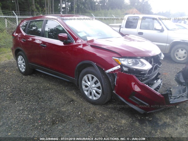 5N1AT2MT0HC791731 - 2017 NISSAN ROGUE S/SL RED photo 1