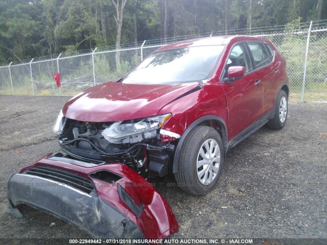 5N1AT2MT0HC791731 - 2017 NISSAN ROGUE S/SL RED photo 2