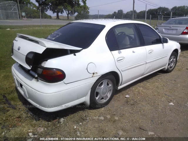1G1NE52J7Y6182615 - 2000 CHEVROLET MALIBU LS 白色 照片 4